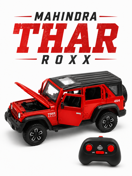Mahindra Thar ROXX ( RC + Diecast Metal Body )