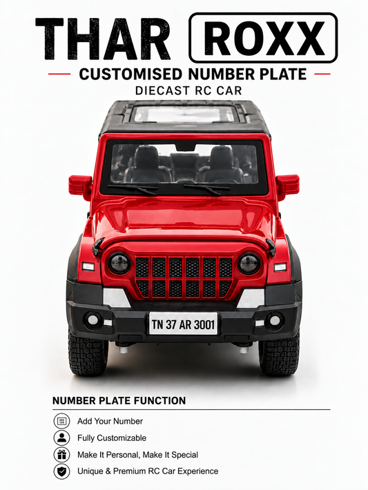 Thar ROXX Diecast Remote Controller ( With Numberplate )