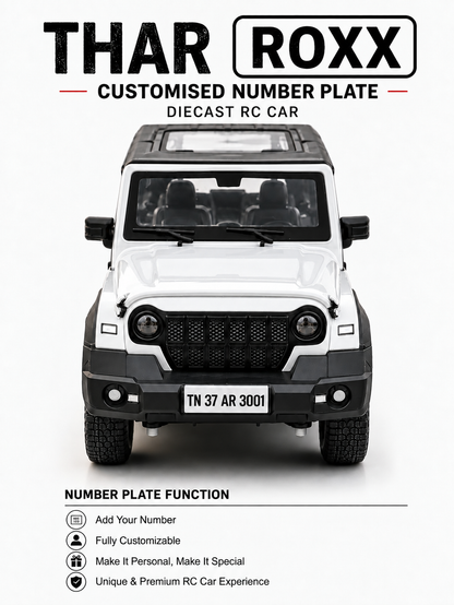 Thar ROXX Diecast Remote Controller ( With Numberplate )