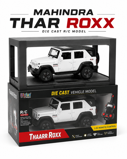 Mahindra Thar ROXX (  RC + Diecast Metal Body )